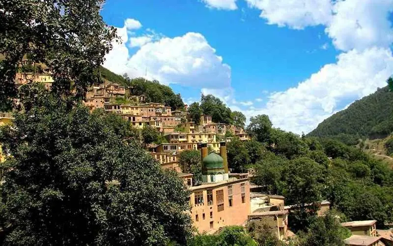 خانه های روستای ماسوله، منبع عکس: گوگل مپ، عکاس: حمید حاجی حسینی