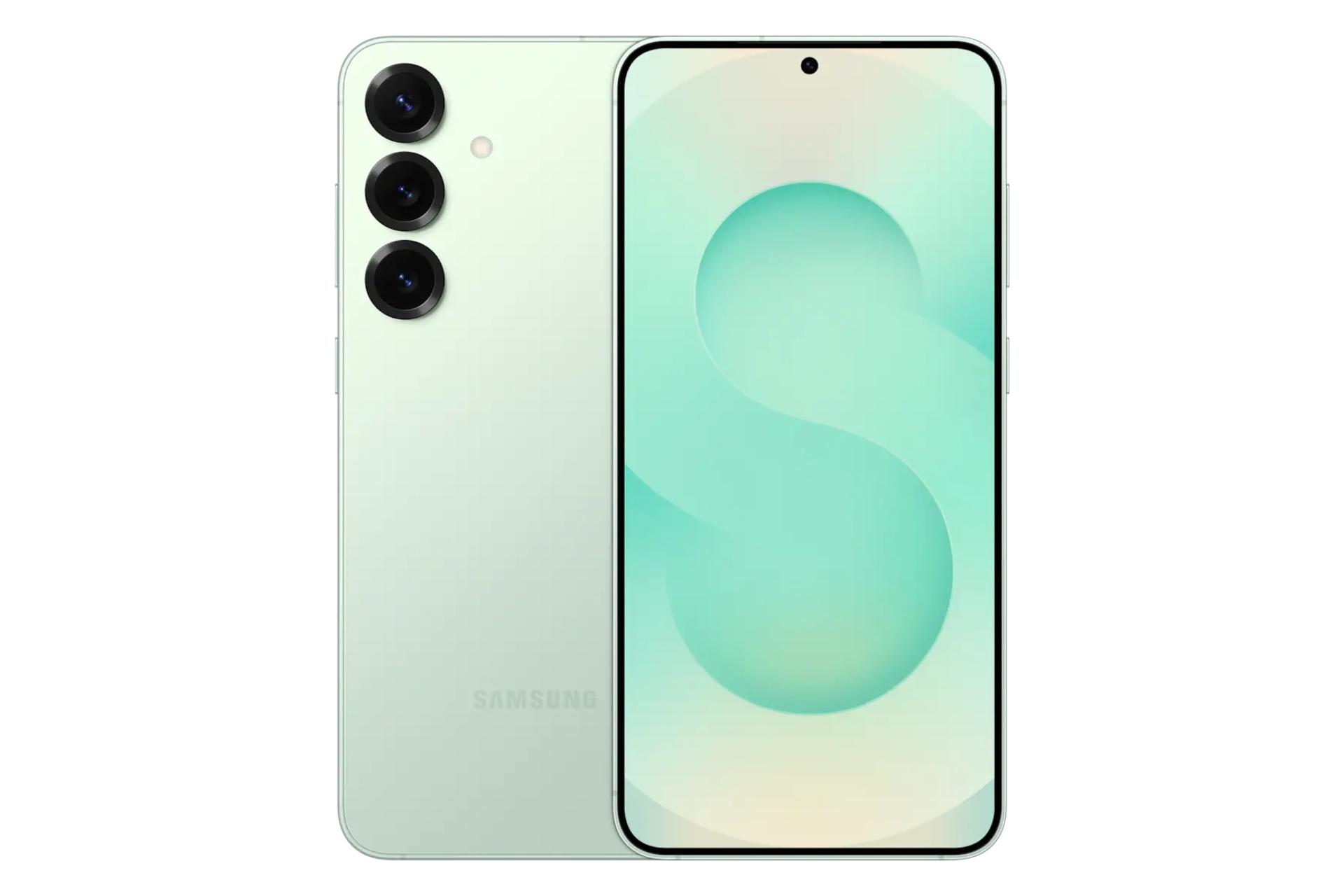 67913a9e902ce99e63fe3526-1 پنل جلو و پشت گوشی موبایل گلکسی اس 25 پلاس سامسونگ سبز نعنایی / Samsung Galaxy S25 Plus
