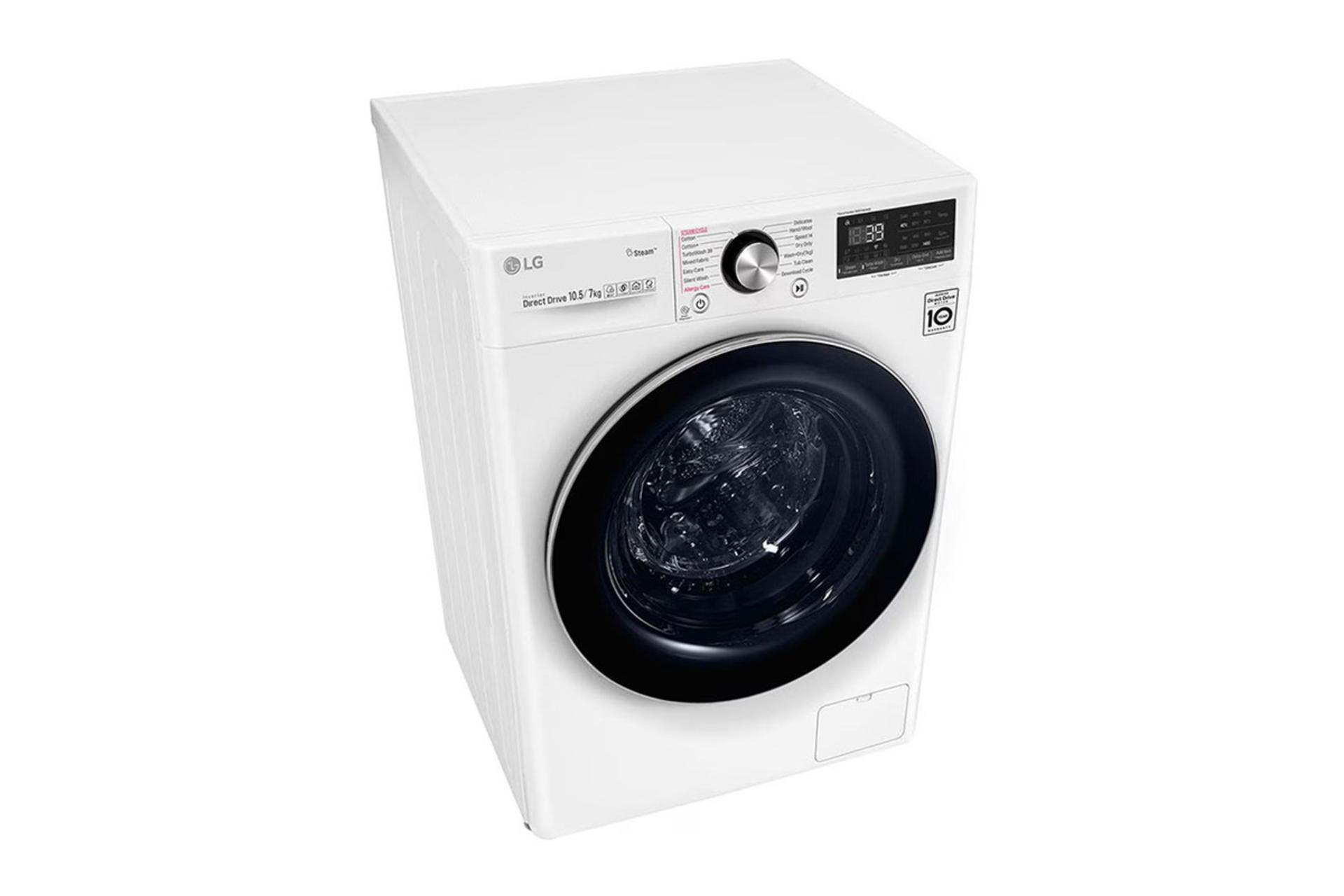 ماشین لباسشویی ال جی LG WDV9142 رنگ سفید