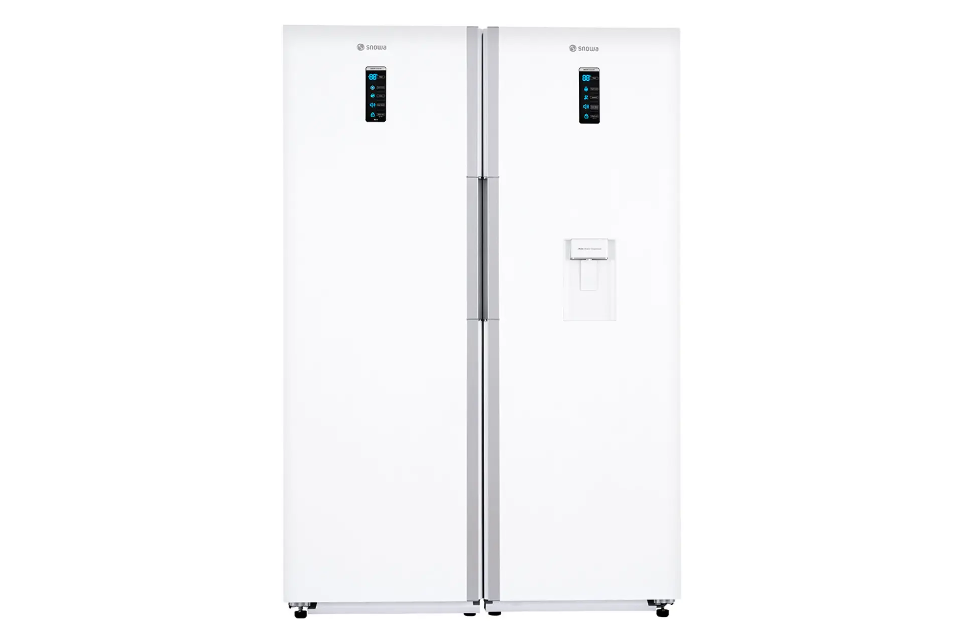 یخچال فریزر دوقلو اسنوا Snowa SN6-1219 SN5-1219 نمای جلو رنگ سفید