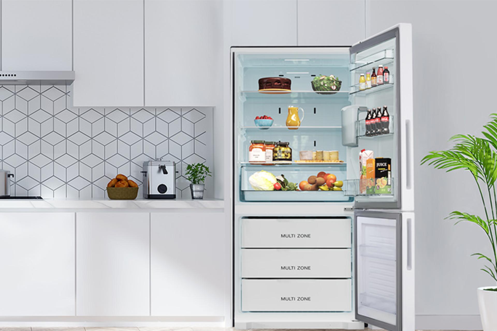 یخچال فریزر اسنوا Snowa SBDi-L300 نمای داخل